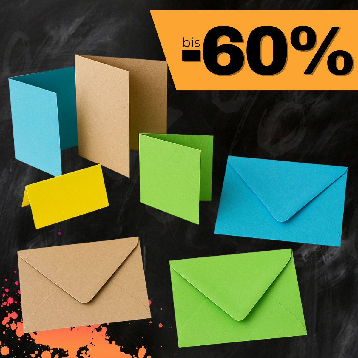 Faltkarten | Doppelkarten Sale Angebot